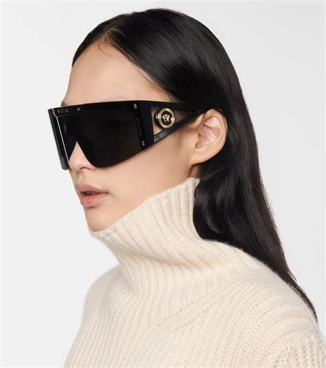 versace glasses yellow|best oversized sunglasses Versace.